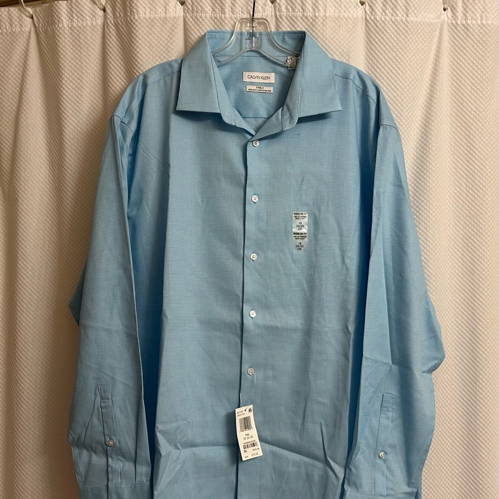 Calvin Klein men's dress shirt 18 34/35 new w/tags